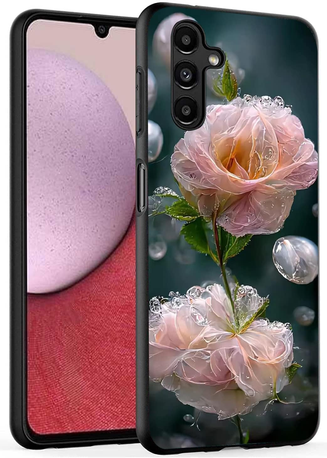 Bereajoy Para Galaxy A14 5G Caso, TPU Ultra-Thin Anti-Drop Funda Protectora Funda Protectora Teléfono Para Samsung Galaxy A14 (Flor)