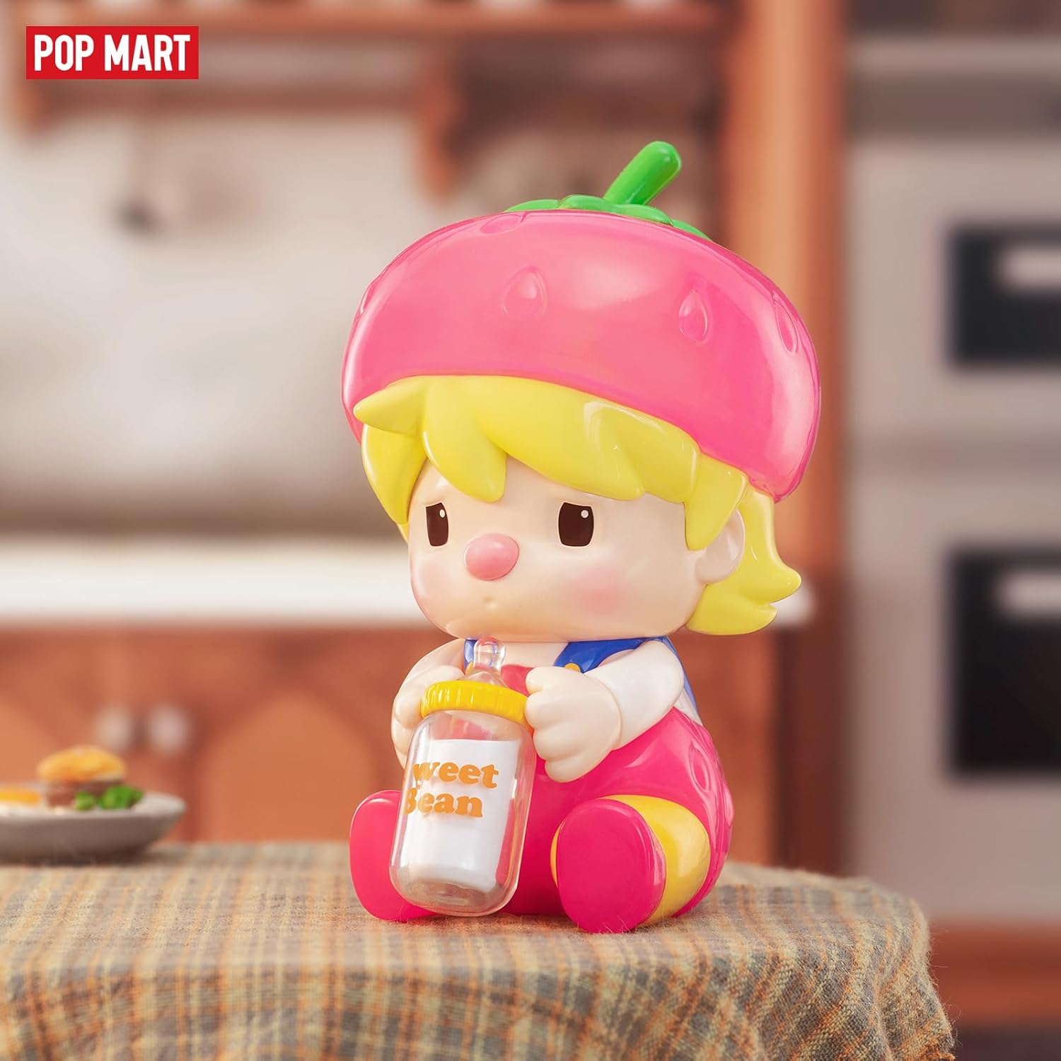 POP MART Figuras de caja ciega con ilustración de Sweet Bean Growth, caja de diseño aleatorio, juguetes para decoración moderna del hogar, juego de