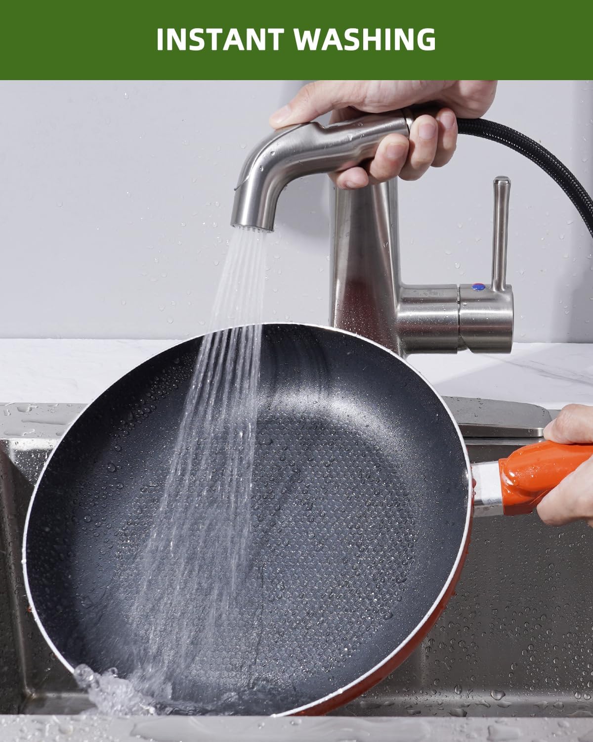Accesorio universal para rociador para fregadero de cocina, cabezal de rociador lateral de fregadero compatible con grifos