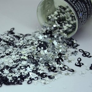 Mezcla de confeti – Estrellas y sonidos – 2 bolsas de media onza (1 oz) #9512 Q01 Mezcla de confeti – Estrellas y sonidos – 2 bolsas de media onza (1 oz) #9512 Q01