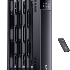 Calentador de radiador, calentador lleno de aceite de 1500 W, temporizador de 24 horas, termostato ajustable, silencioso, calentador eléctrico Calentador de radiador, calentador lleno de aceite de 1500 W, temporizador de 24 horas, termostato ajustable, silencioso, calentador eléctrico