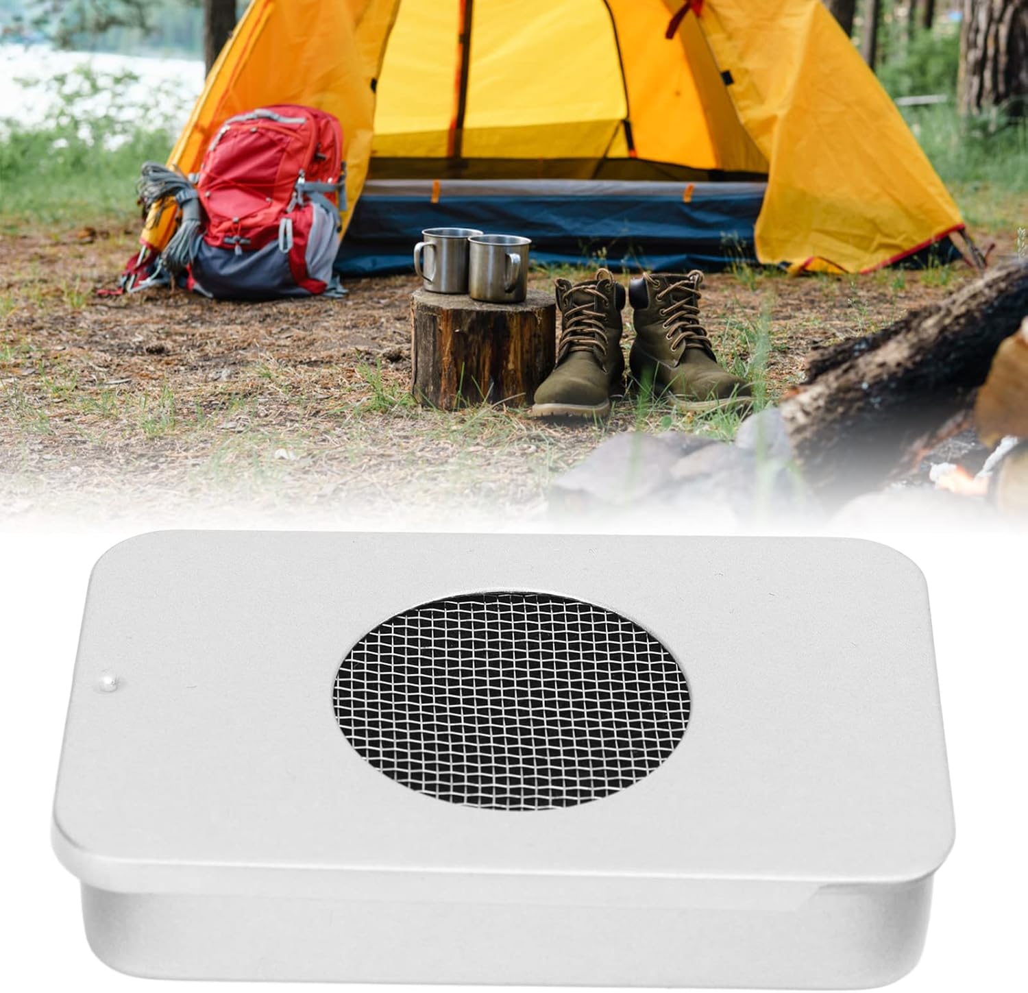 Mini estufa de alcohol, estufa portátil de acero inoxidable al aire libre para mochileros, estufas de combustible de campamento, quemador,