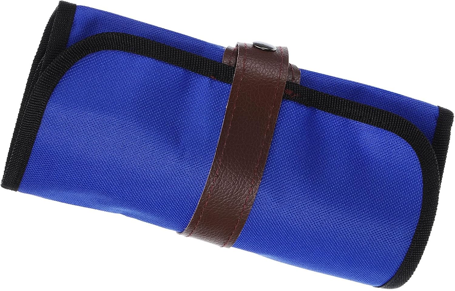 PATIKIL Estuche enrollable hecho a mano con 36 ranuras, estuche de tela Oxford para lápices, organizador para dibujar, colorear, bocetos, azul