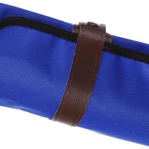 PATIKIL Estuche enrollable hecho a mano con 36 ranuras, estuche de tela Oxford para lápices, organizador para dibujar, colorear, bocetos, azul PATIKIL Estuche enrollable hecho a mano con 36 ranuras, estuche de tela Oxford para lápices, organizador para dibujar, colorear, bocetos, azul