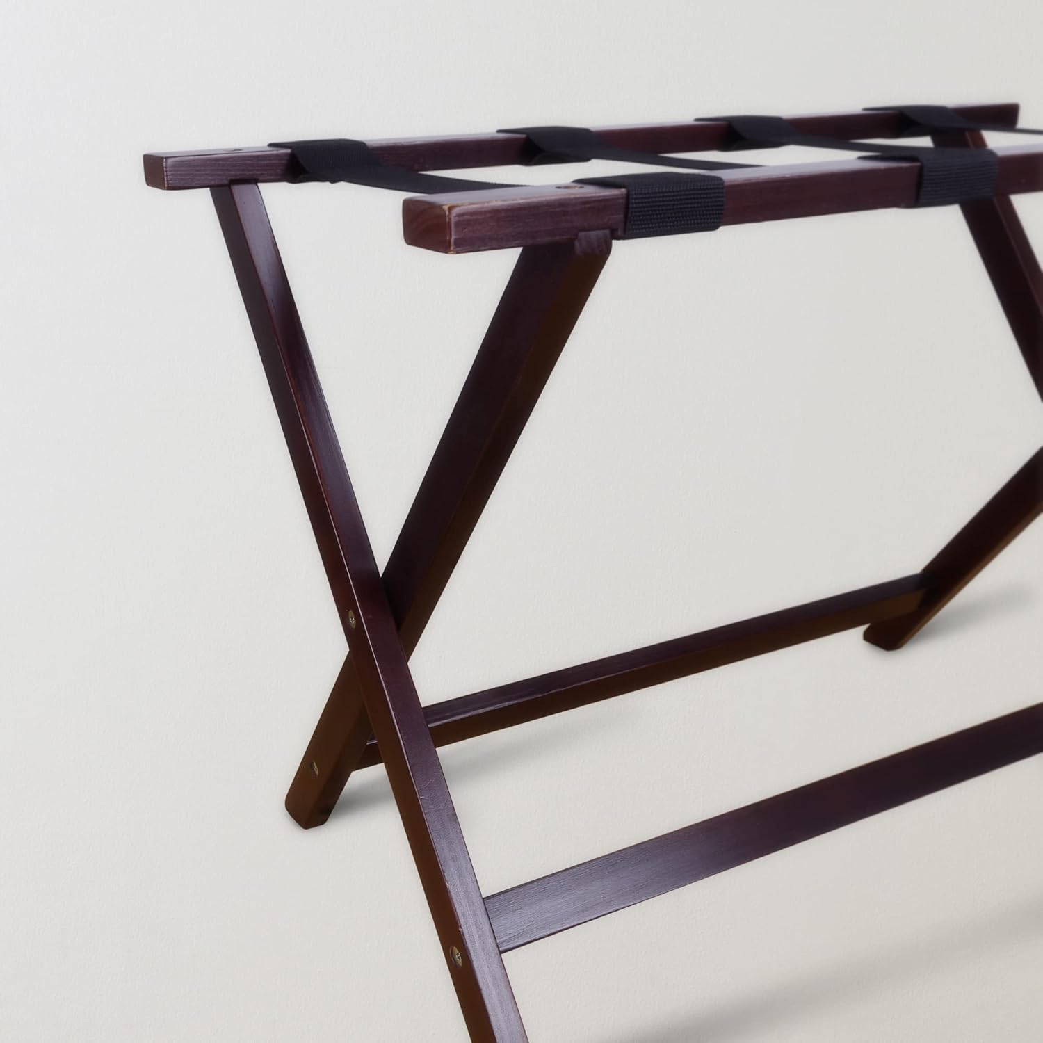 Casual Home Portaequipajes extra ancho de 30 pulgadas, madera maciza