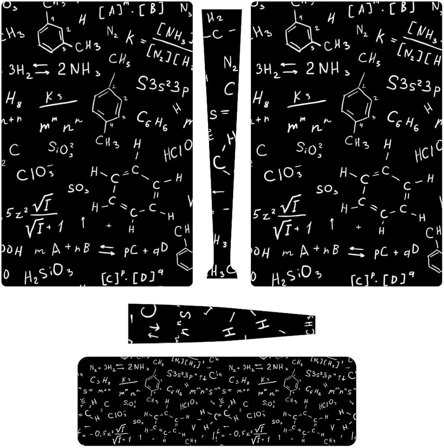 Science Chemistry Equation Decal Skin Sticker Durable Decal Sticker Cover with One Size