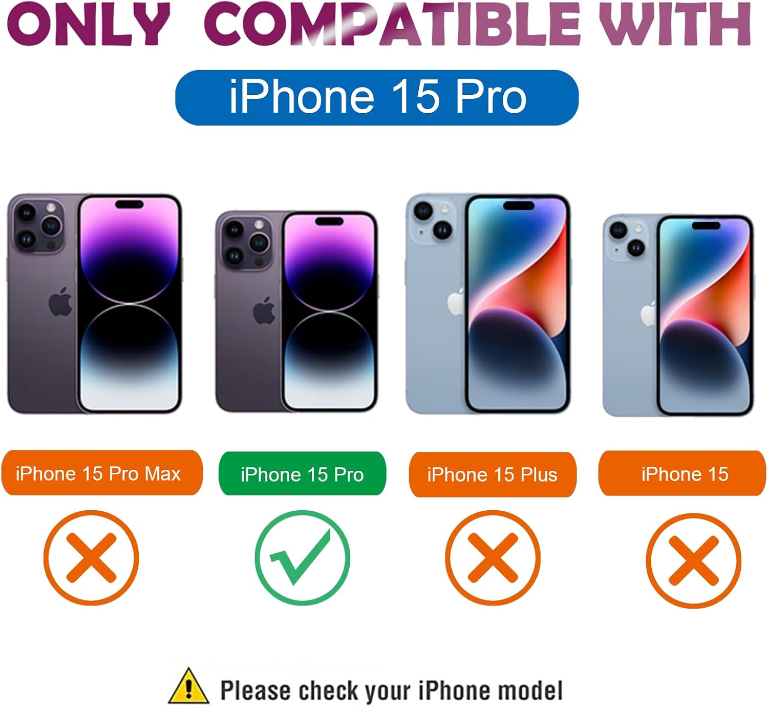 MGQILING Funda magnética para plantar compatible con iPhone 15 Pro de 6.7 pulgadas, lujosa funda magnética giratoria de 360 con soporte oculto,