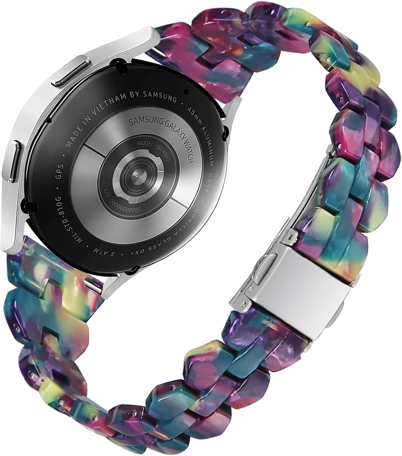 Kabbba Compatible con Samsung Galaxy Watch 65 de 1.575 pulgadas, 1.732 pulgadas, 5 Pro de 1.772 pulgadas, Galaxy Watch 6 Classic de 1.654 pulgadas,
