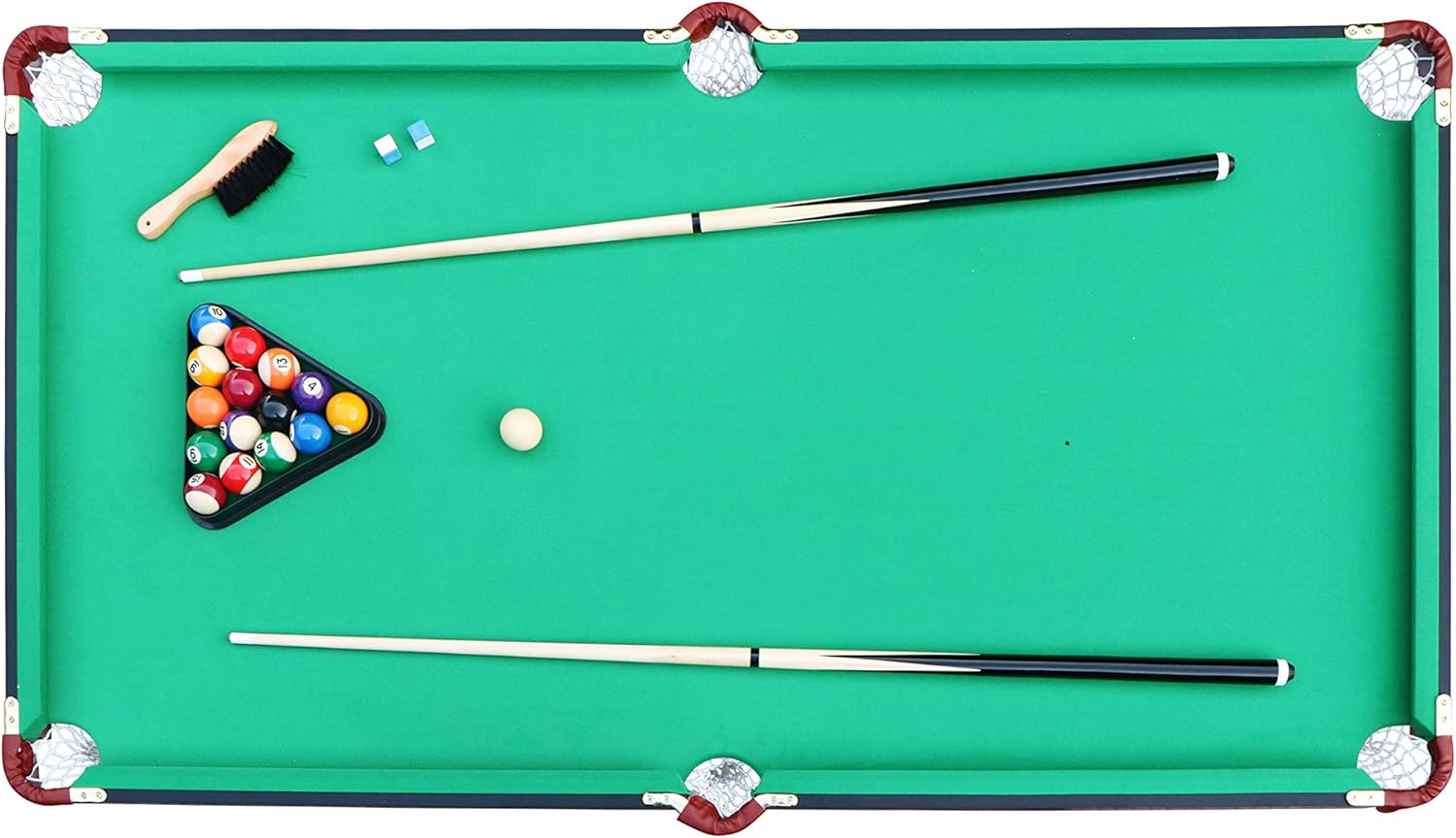 RACK Crux – Mesa de billarbillar plegable de 55 pulgadas, entretenimiento portátil y que ahorra espacio