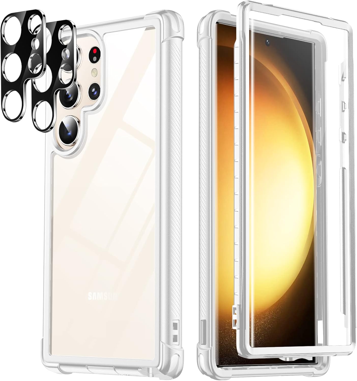 Temdan – Funda diseñada para Samsung Galaxy S22 5G de 6.1 pulgadas, impermeable, con protector de pantalla integrado, a prueba de golpes, resistente