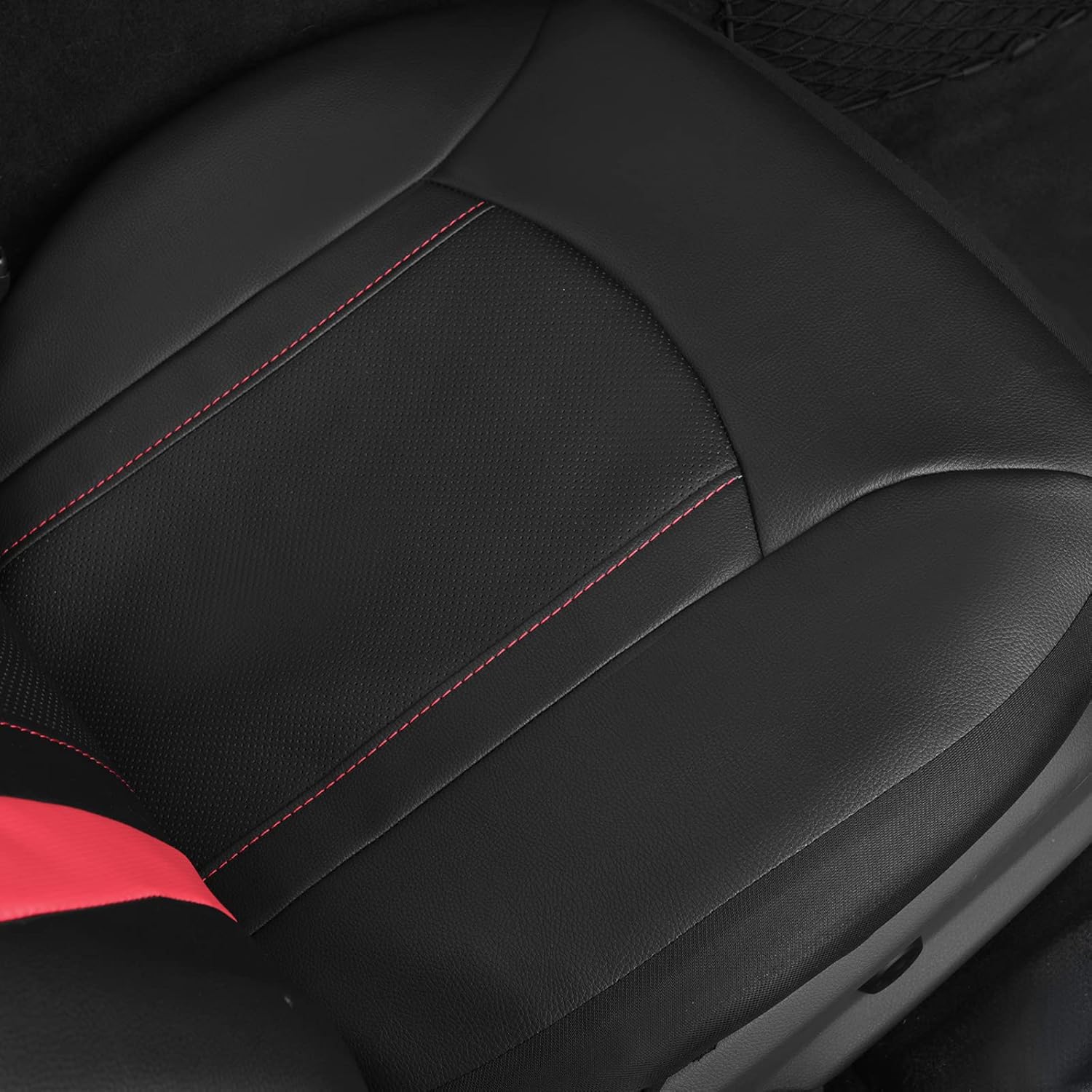 CAR PASS Sporty – Fundas universales de cuero de fibra de carbono para asiento de automóvil, aptas para SUV, camionetas, sedanes, camiones,