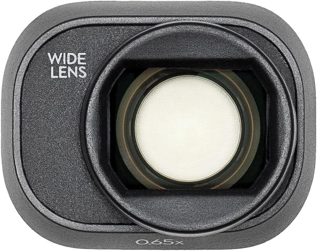 Lente gran angular original Mini 4 Pro para DJI Mini 4 Pro Drone Fotos de expansión FOV de 81.5 a 114 Video de 75 a 100 Accesorios de cámara