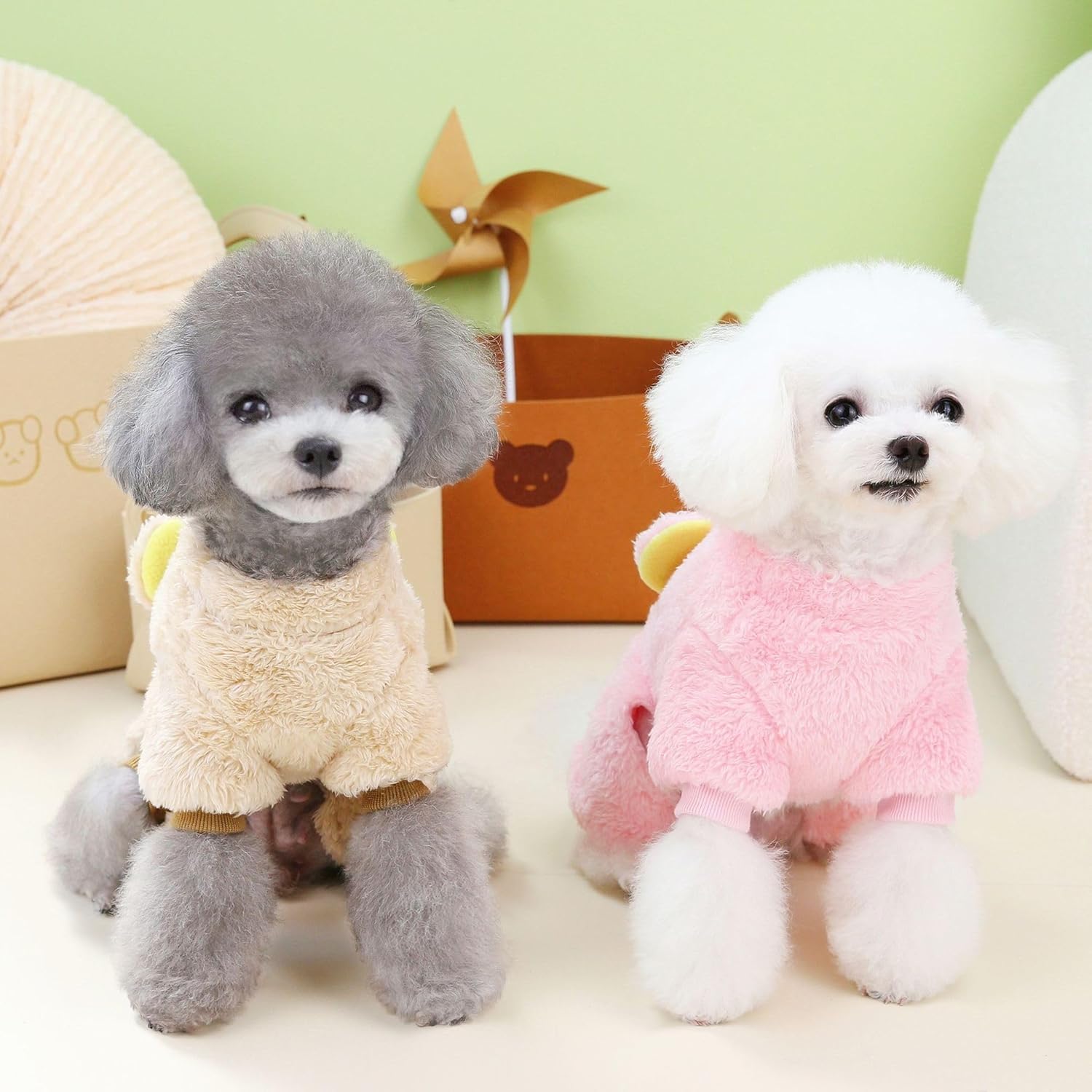 Suéter para perro, ropa para mascotas, overol de invierno para cachorros, ropa para perros pequeños, pijama de algodón para perros chihuahua,
