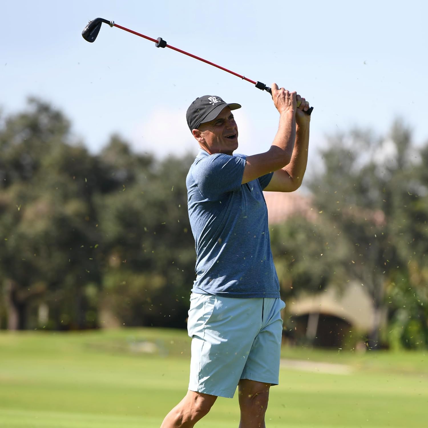 Performance Golf Straight Stick – Entrenador automático de swing para columpios de golf perfectos I retroalimentación auditiva I mejora mecánica
