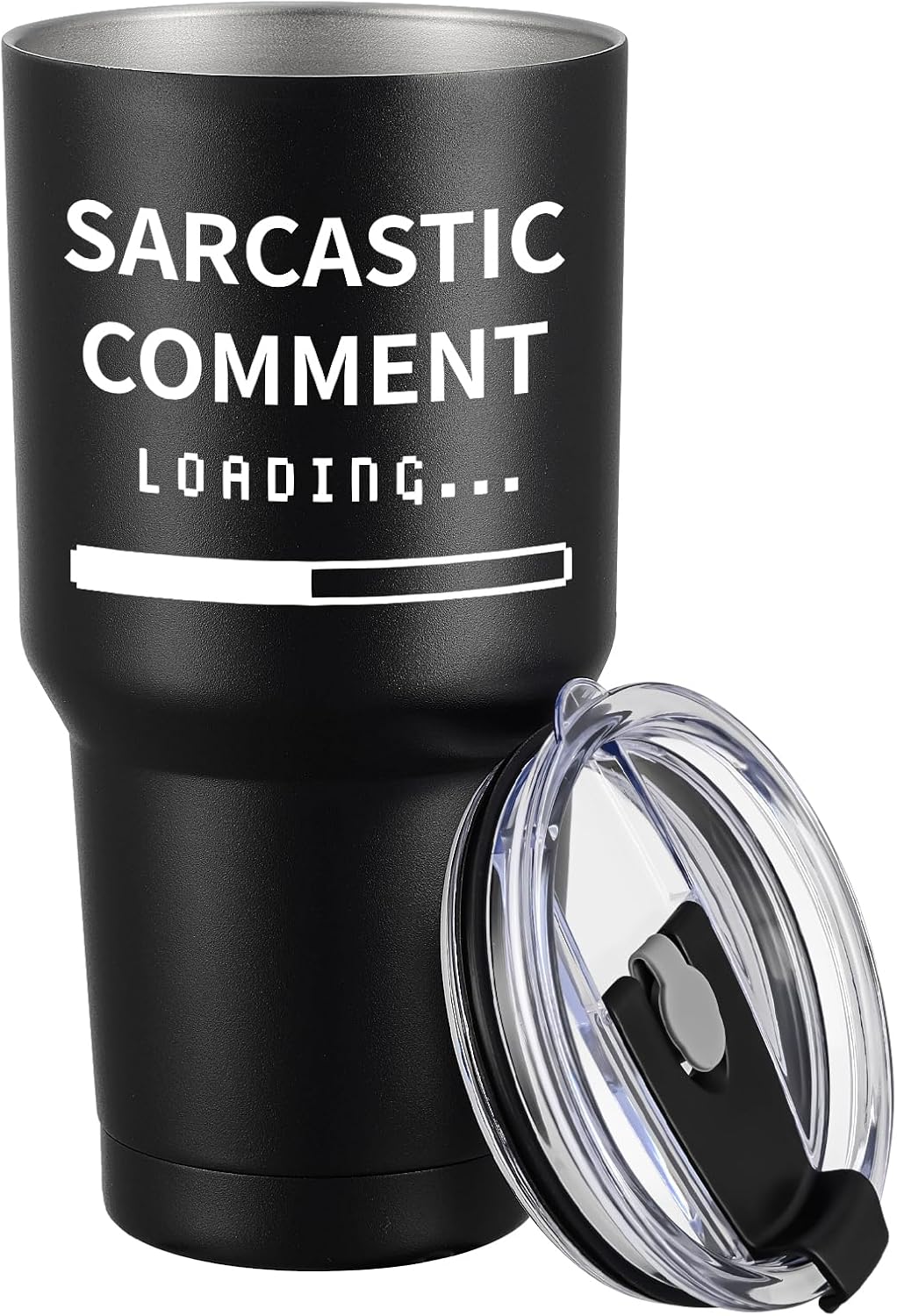 JEAREY Sarcastic Comment – Idea divertida para amigos, compañeros de trabajo, papá, padre, hombres, compañeros de clase, vaso de viaje aislado de