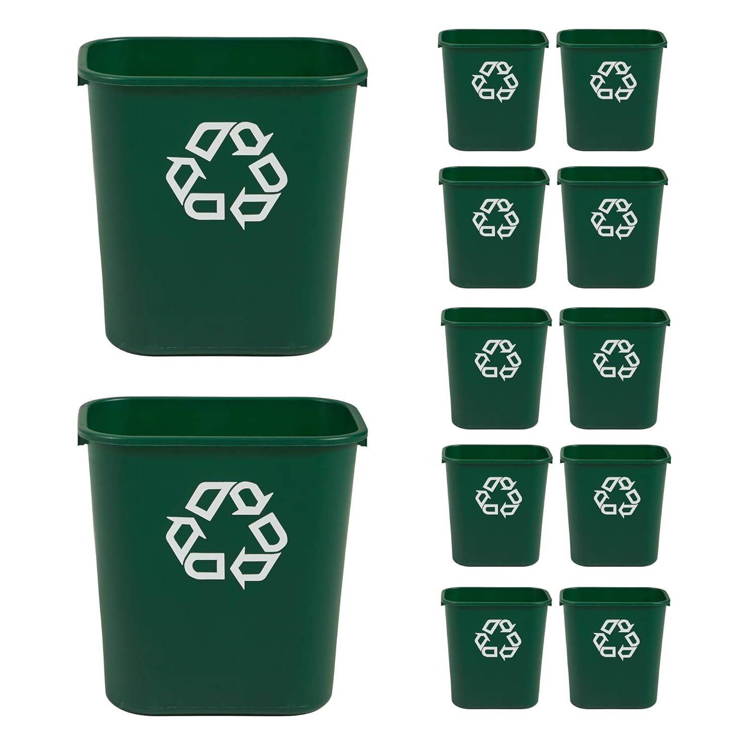 Rubbermaid Commercial Products – Basurero de escritorio de resina plástica