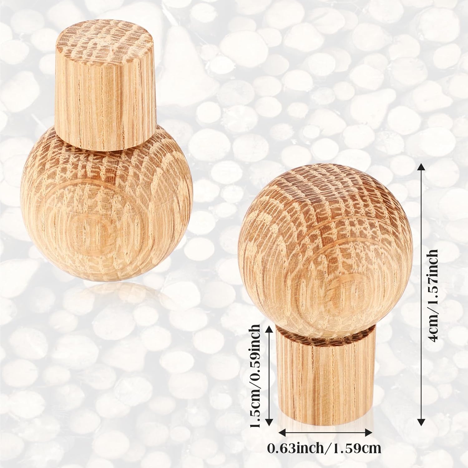 Tapones de barril de roble blanco, tapón de vino, barril de corcho, troncos de madera de vino, boungs de barril de vino de 58 pulgadas, boungs de