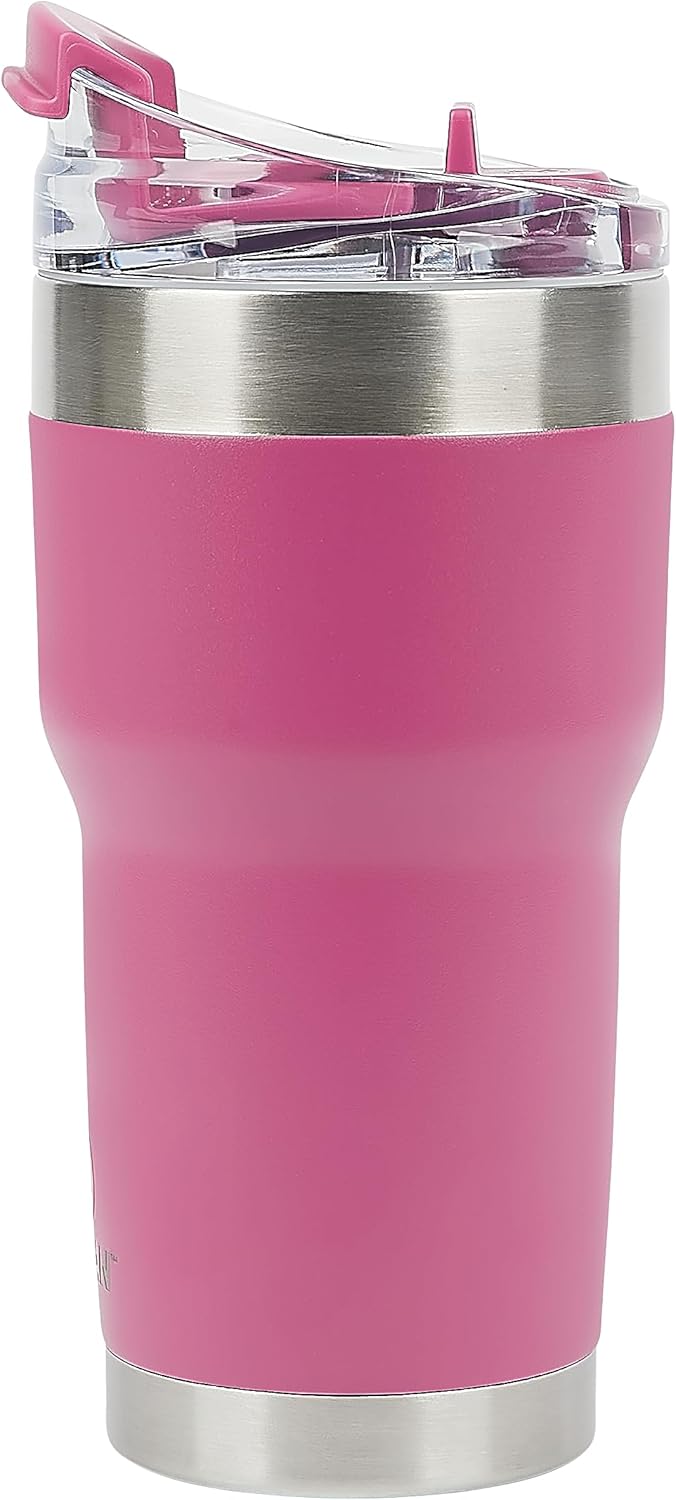 Pelican Hydration Pelican Traveler – Vaso aislado al vacío de 22 onzas, de acero inoxidable, doble pared, con tapa doble, taza de café aislada con