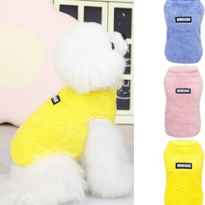 Lindos suéteres para perros pequeños, ropa Kawaii para perros pequeños, niñas y niños, ropa para cachorros, forro polar suave y cálido para Lindos suéteres para perros pequeños, ropa Kawaii para perros pequeños, niñas y niños, ropa para cachorros, forro polar suave y cálido para