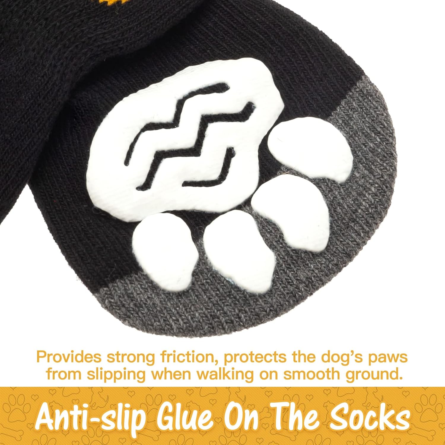 Calcetines antideslizantes para perros con pinzas para evitar lamer patas para suelos de madera dura, zapatos antideslizantes, 3 pares de botines,