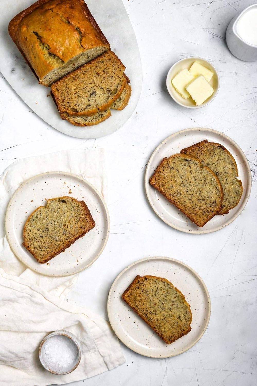Miss Jones Baking Mezcla orgánica de pan de plátano y muffins, vegano, sin lácteos, sin soja y sin nueces (caja de 3 unidades)