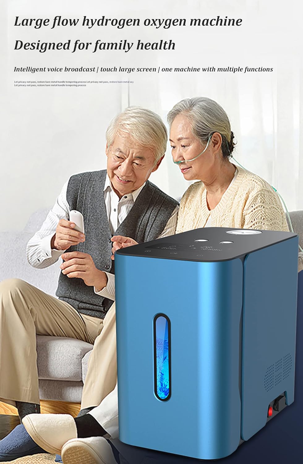 Máquina de hidrógeno, generador de agua de hidrógeno, 99.99% de alta pureza, generador de agua de hidrógeno de bajo ruido H2, tecnología PEM, mejora