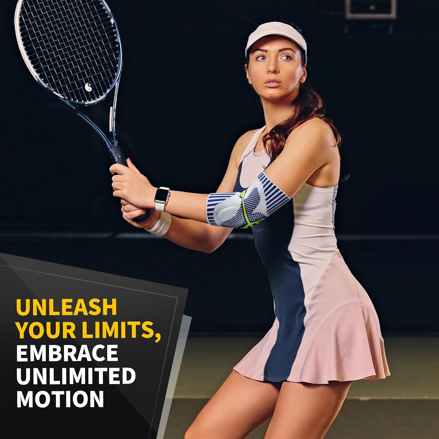 CAMBIVO Paquete de 2 coderas para tendinitis y codo de tenis con almohadilla de gel, mangas de apoyo para codos para mujeres y hombres, manga de