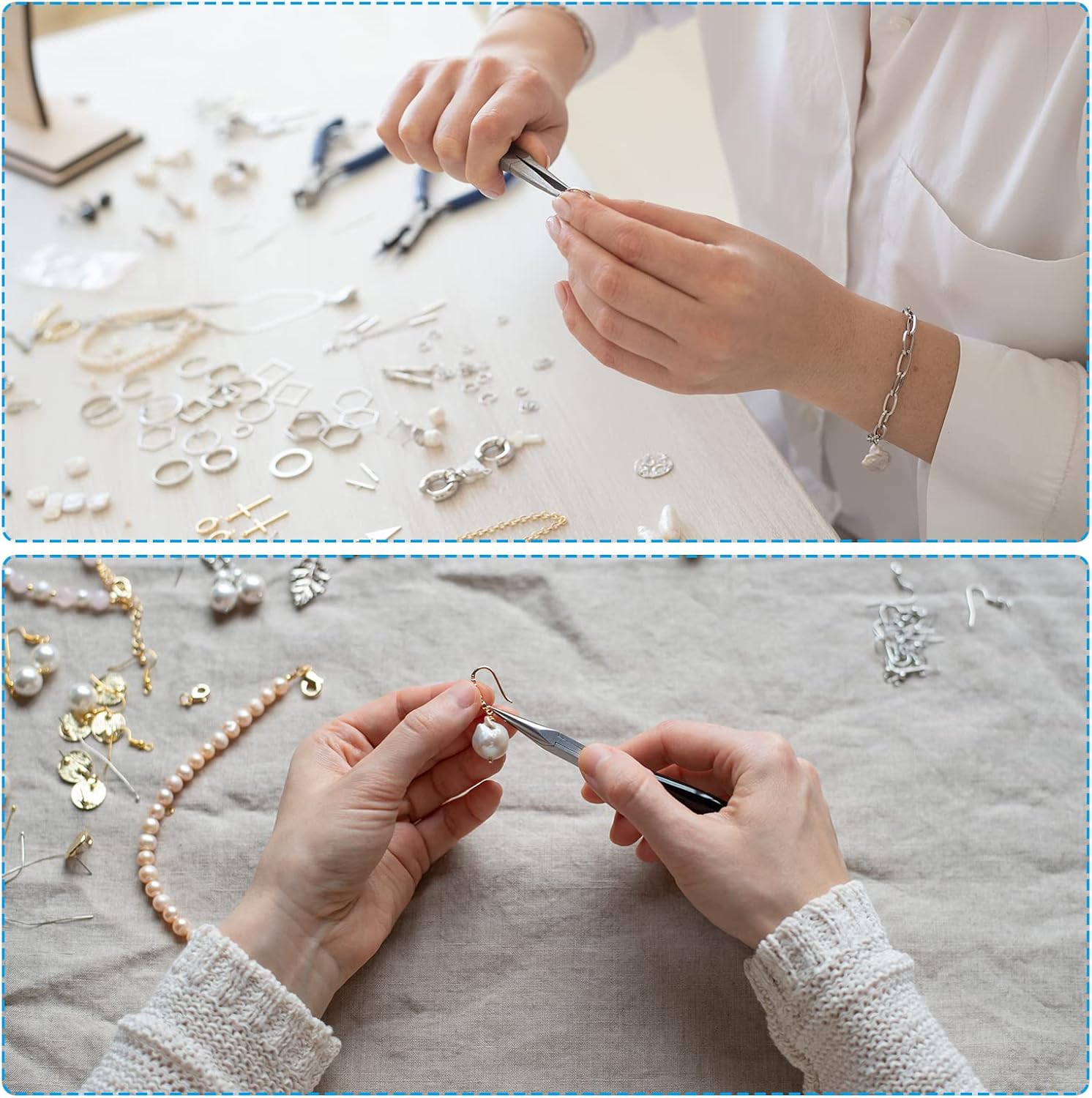 MECCANIXITY 200 pines de cabeza plana para hacer joyas, 1.772in, latón de cabeza plana, pines de cabeza de joyería para manualidades, aretes,