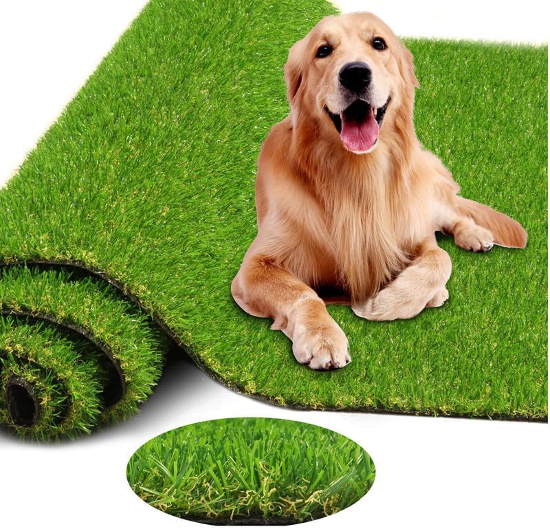 Astro – Alfombra de césped artificial para interiores y exteriores, 8 x 10 pies, para paisaje, patio, balcón, jardín, césped
