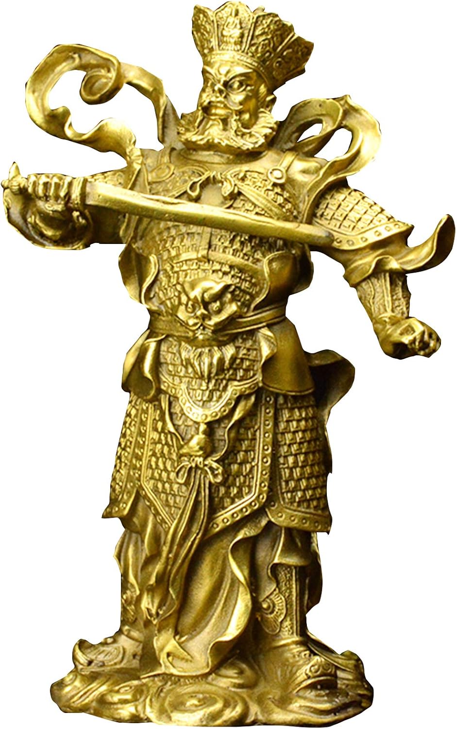 Bonita estatua de Buda sentado, pequeño monje, adorno de estatuas de Buda, esculturas de cuatro reyes celestiales del budismo, decoraciones para la