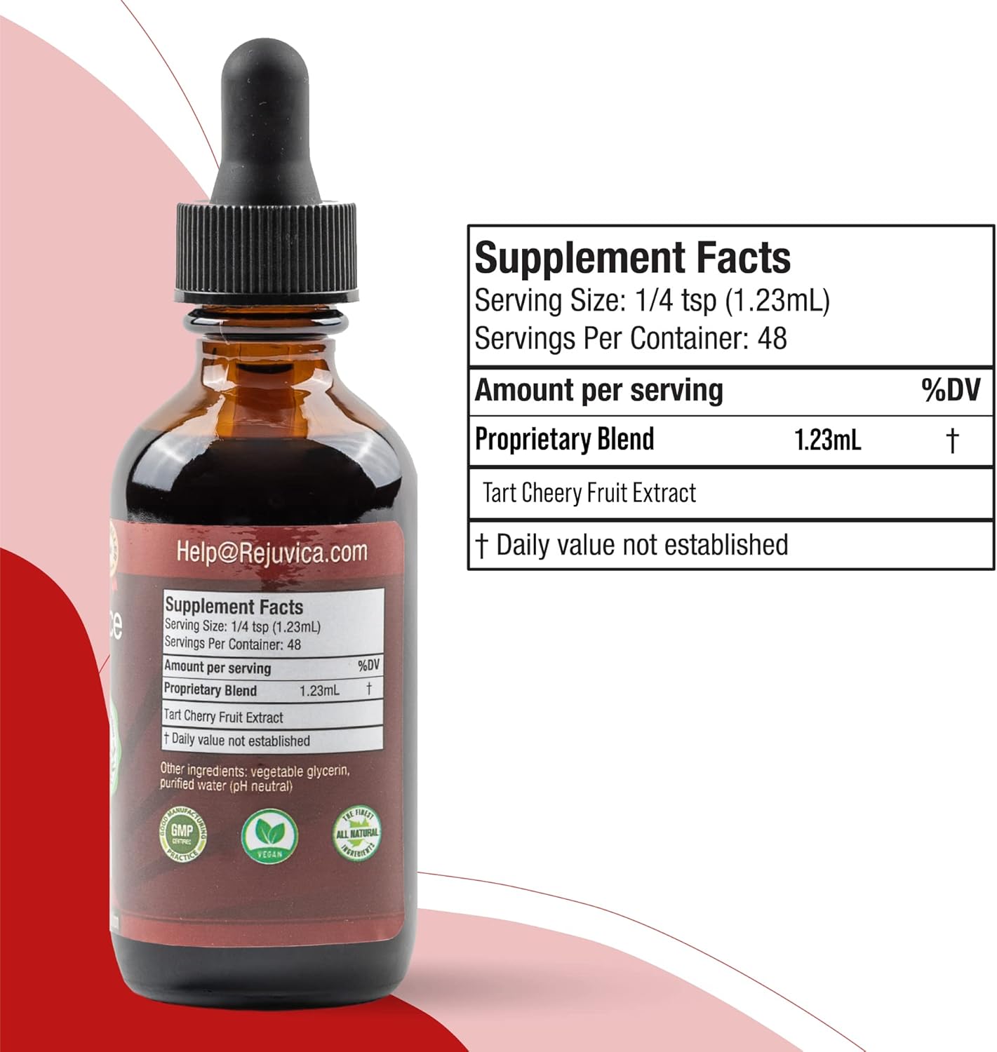 Extracto avanzado de cereza agria – Cerezas ácidas reales – Ricas en fitonutrientes – Extracto líquido para una mejor absorción