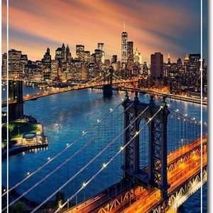 Imán para nevera de noche de Philadelphia City, Pennsylvania Estados Unidos, tamaño 2.5″ x 3.5″ Imán para nevera de noche de Philadelphia City, Pennsylvania Estados Unidos, tamaño 2.5″ x 3.5″