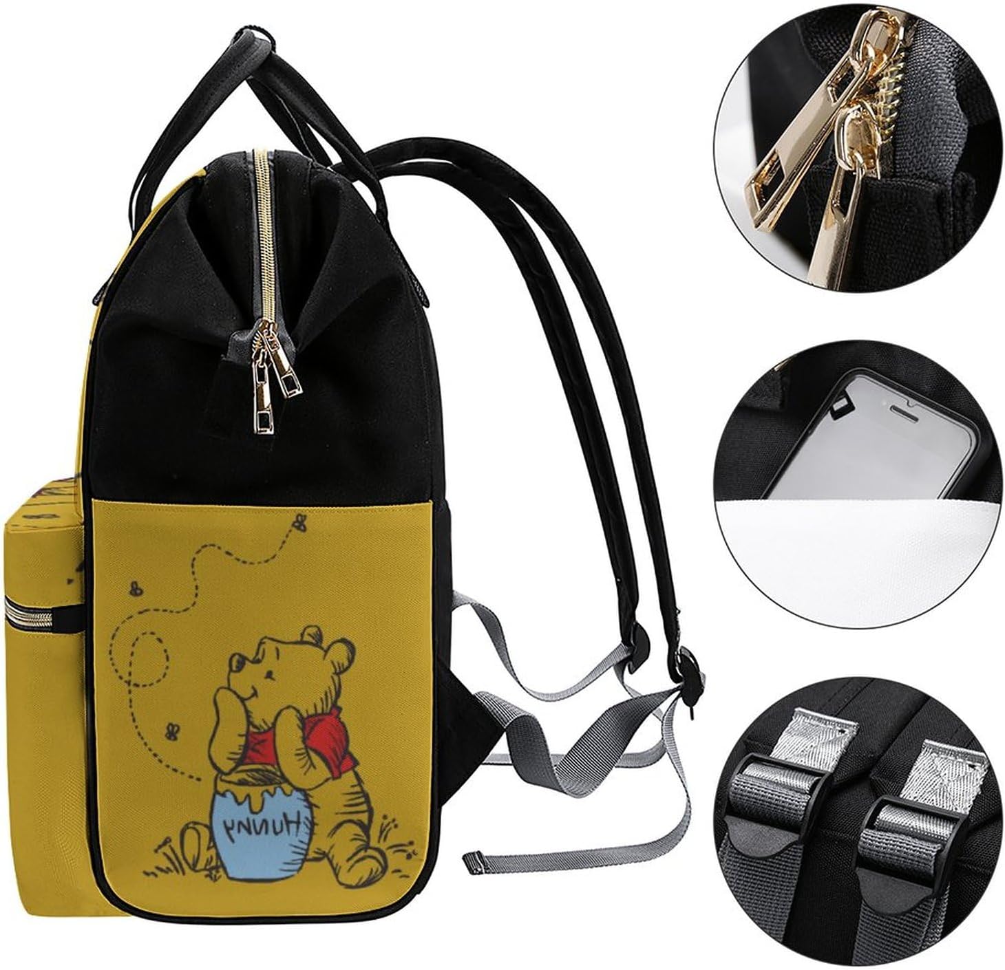 Mochila para pañales para mujer, estilo 4, Mochilas de viaje
