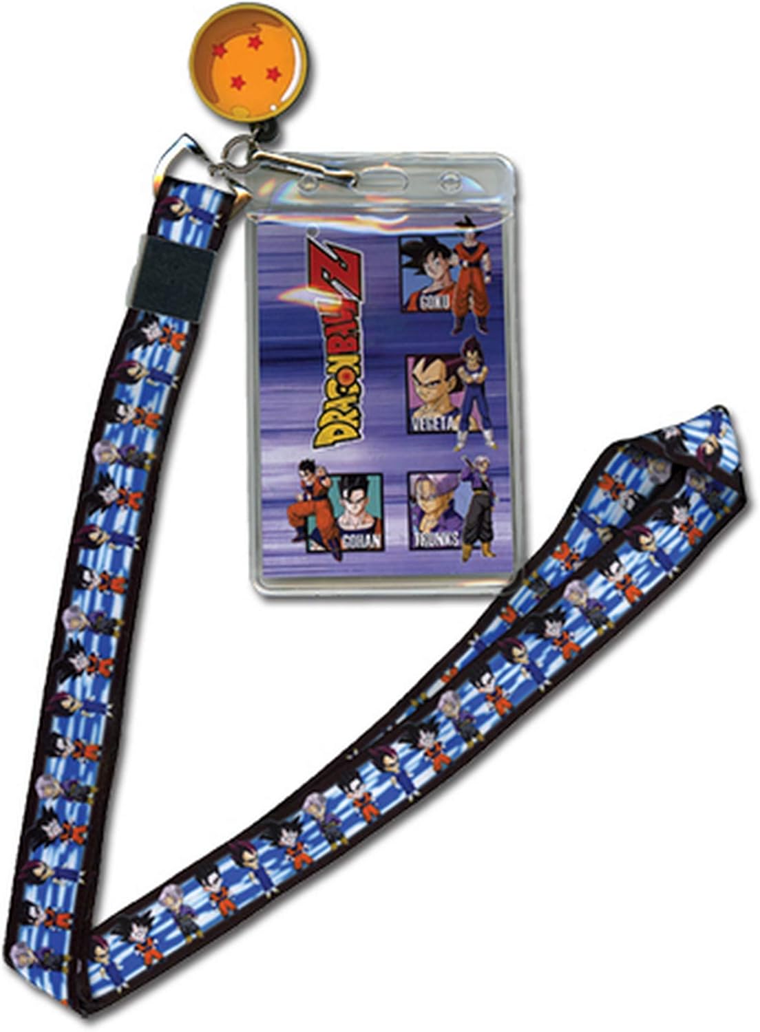 Dragon Ball GE Animation GE-37548 Z Gohan, Goku, Vegeta y Trunks Lanyard