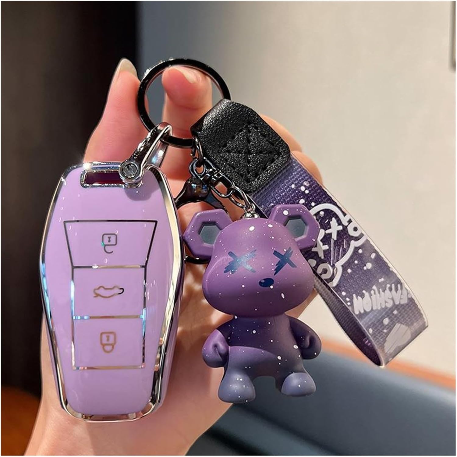 Funda para llave de coche TPU compatible con VW SOL E10X QX X8 E50 X6 A5E50A E40X Qx JAC X7 S. OL X4 Carcasa para llave de coche (color  como en la