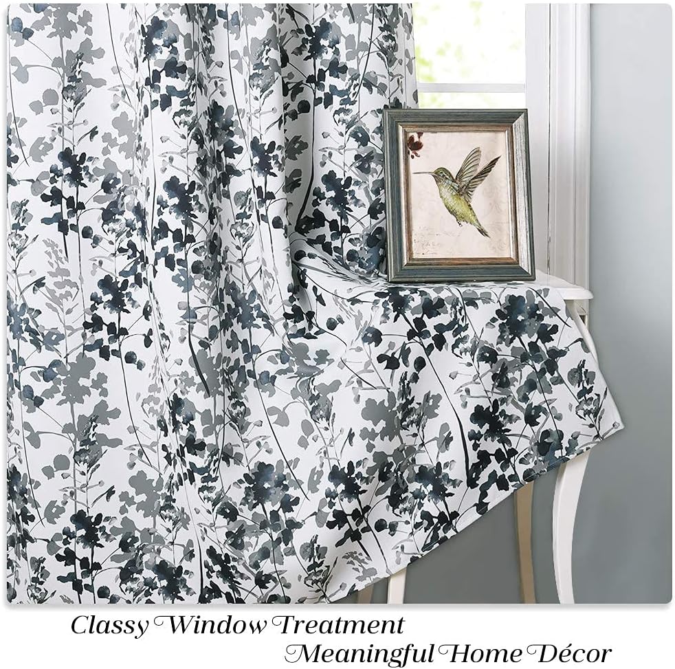Cortinas Kgorge opacas, diseño de damasco
