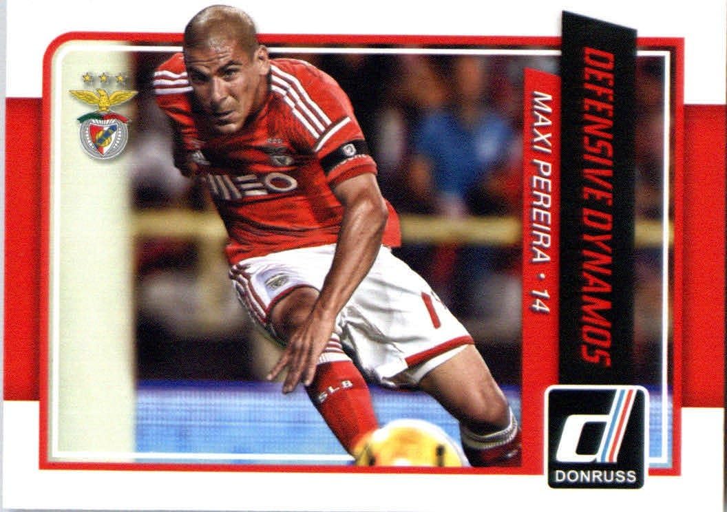 2015 Donruss Defensive Dynamos #6 Maxi Pereira Benfica Soccer Card