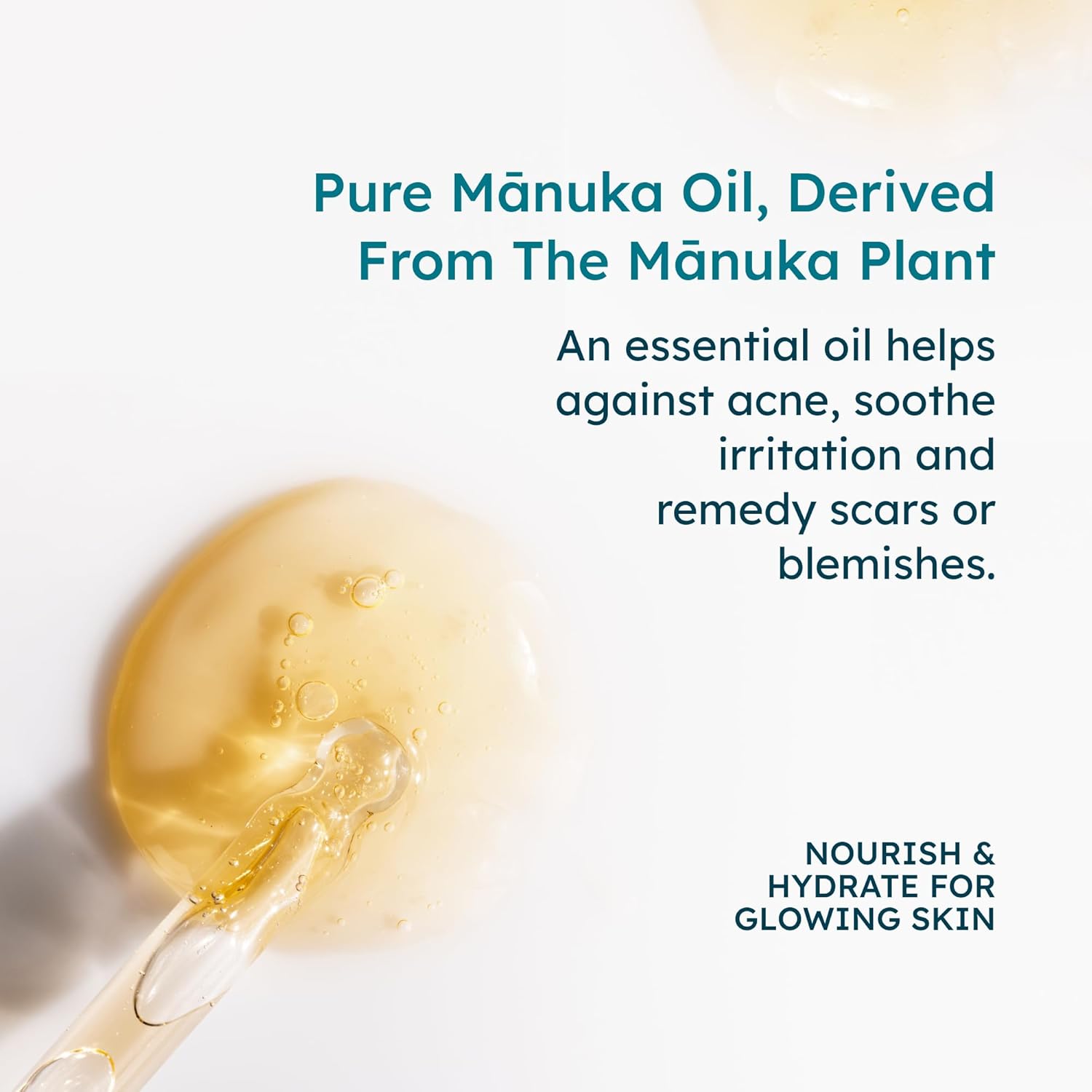 MELORA Aceite facial de Manuka (1 onza), aceite facial para el cuidado de la piel de Manuka, suero para piel seca o sensible, aceite