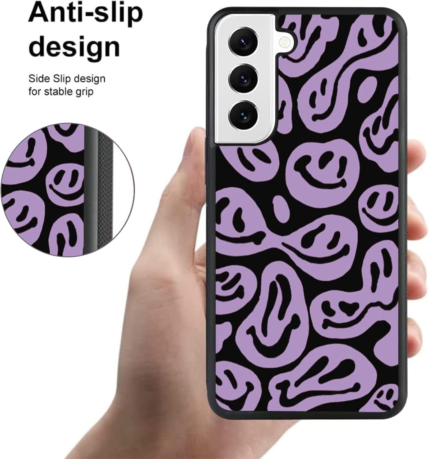 Bonita funda para Samsung Galaxy S22 Ultra para niñas y mujeres, diseño hippie Indie, suave TPU parte trasera dura, a prueba de golpes,