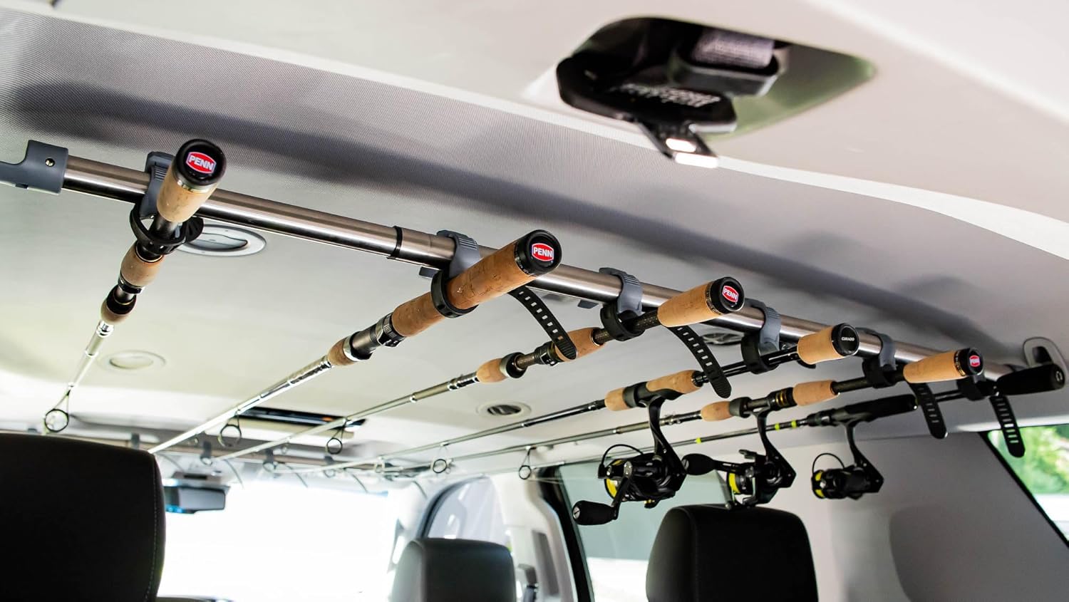 2 soportes para caña de pescar para automóvil, soporte para caña de pescar, soporte para caña de pescar para SUV, camión, soporte para organización