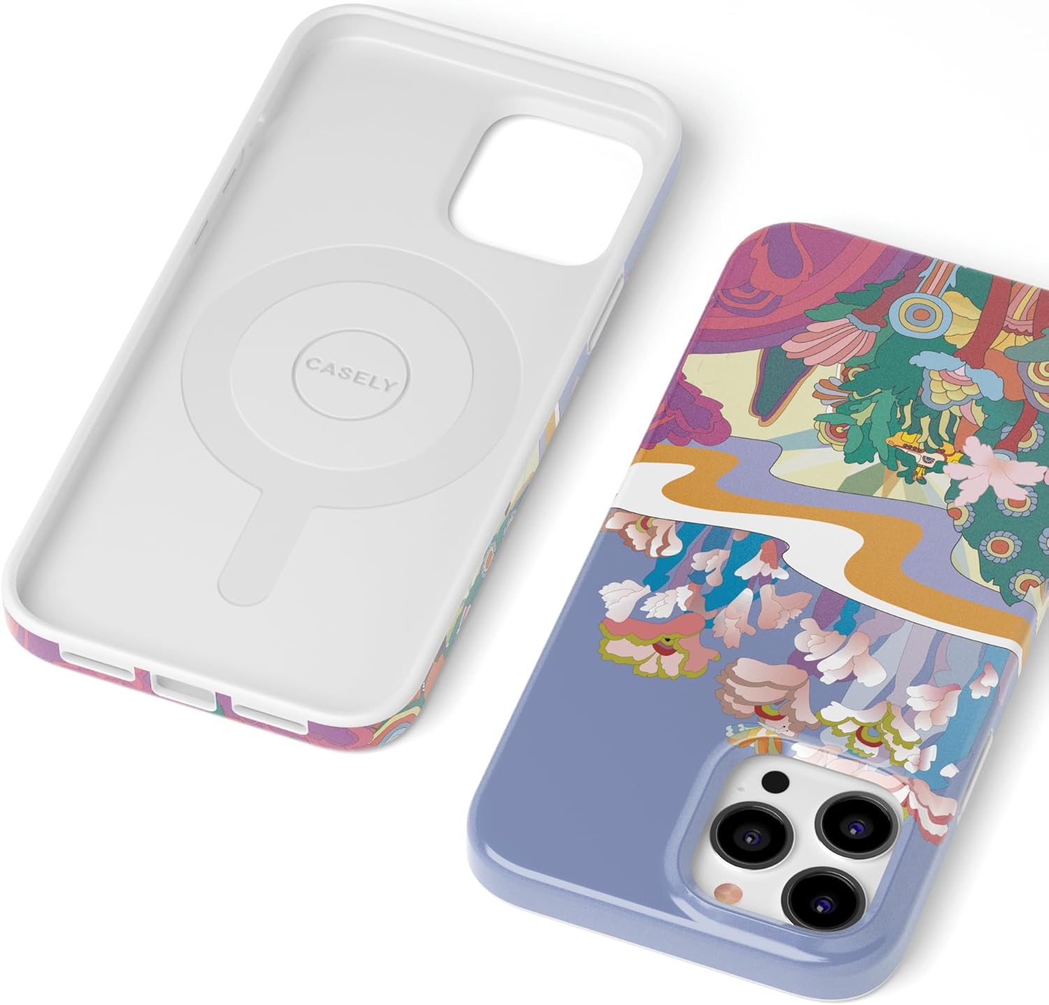 Casely Funda diseñada para iPhone 13 Pro  Beatles  Beneath The Waves  Yellow Submarine  Funda clásica compatible con MagSafe