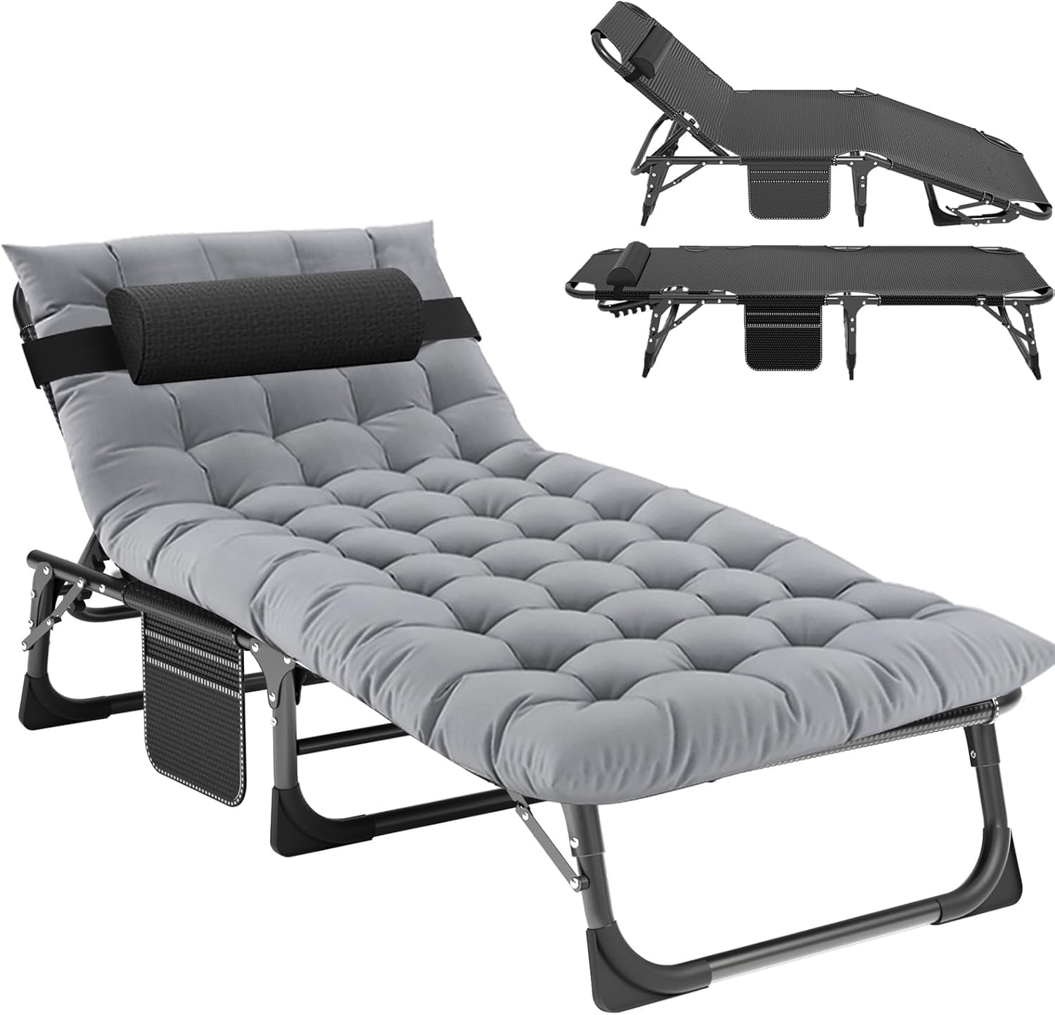 Slsy Cama plegable con colchón, camas plegables para invitados, cuna escondida para adultos, cama plegable portátil con posiciones ajustables para