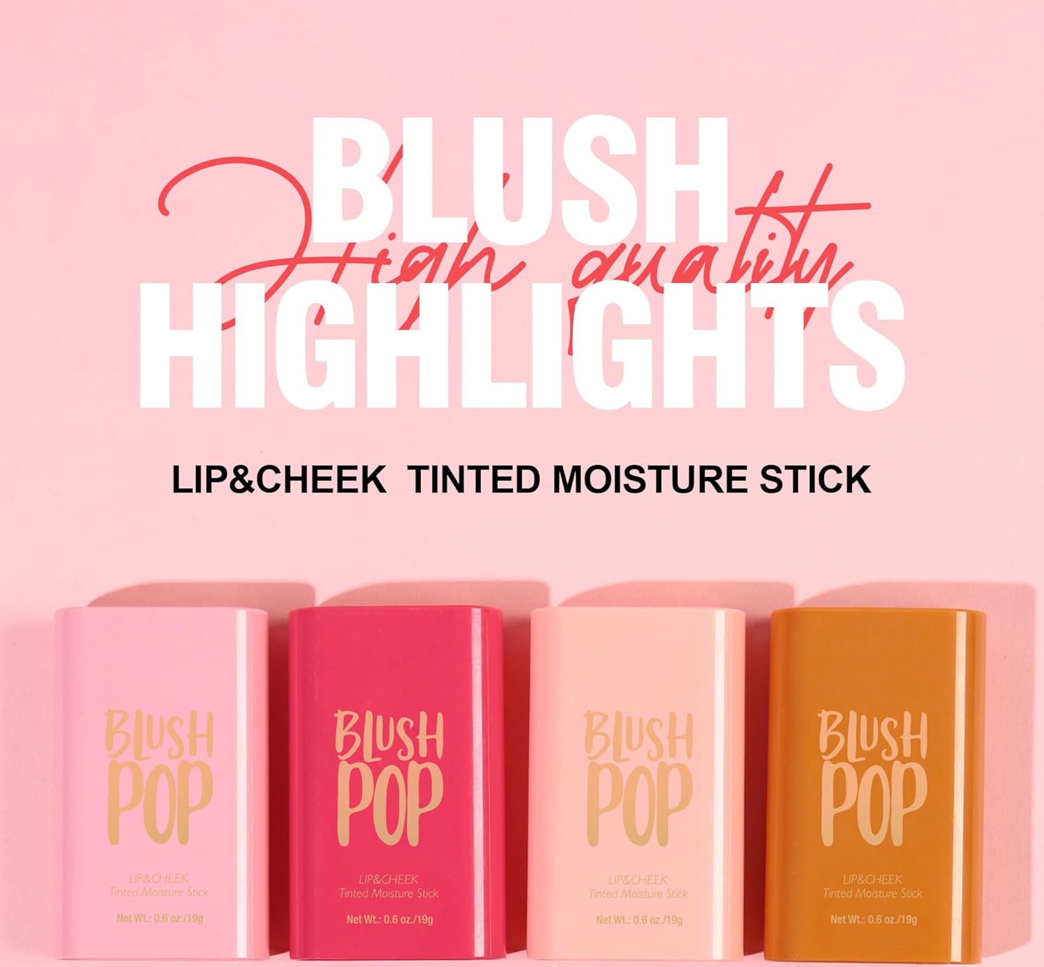 Paminify Resaltador cremoso suave, barra bronceadora suave, iluminador de rubor impermeable de larga duración, iluminador de maquillaje de brillo