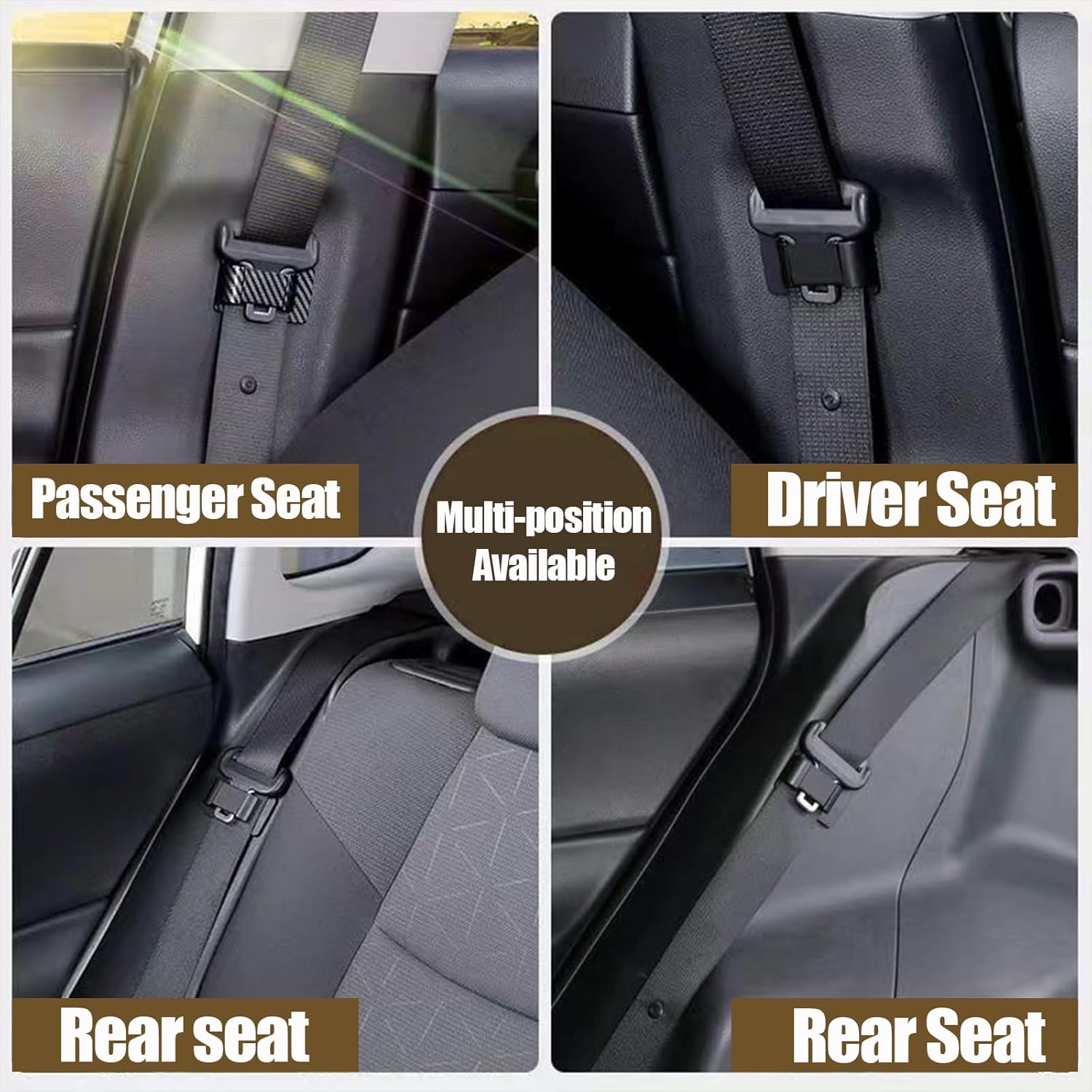 Clip de hebilla para cinturón de seguridad de automóvil, soporte de hebilla de cinturón de seguridad automático, ajustador organizador de asiento de