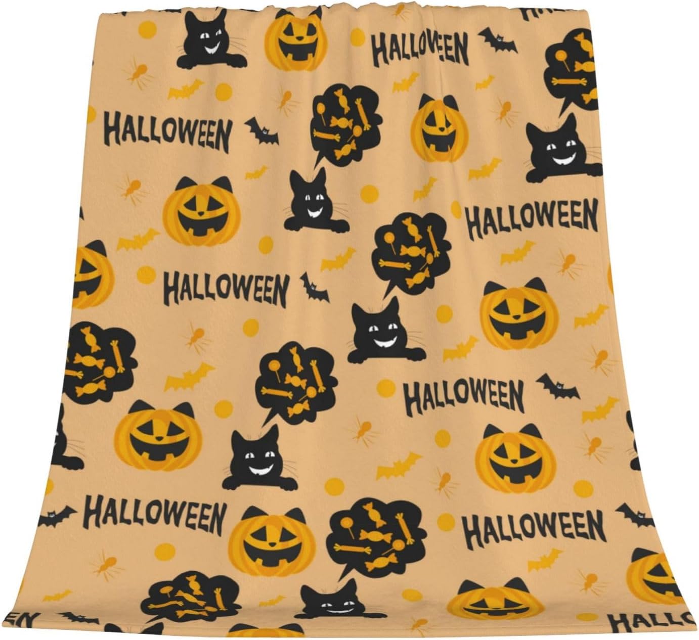 AFHYZY Manta de Halloween para mujer, suave manta de forro polar de verano, lavable, manta ligera de viaje para sofá, cama, sillón durante todas las