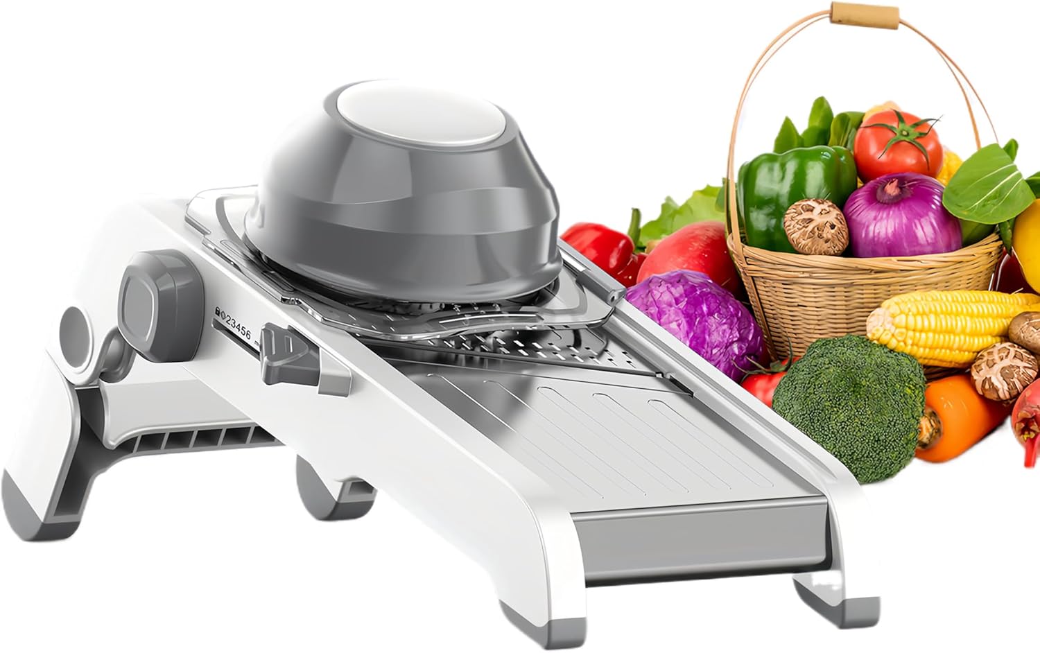 Cortador de mandolina profesional  afilado, seguro y ajustable con precisión, perfecto para cortar frutas, verduras y más  Herramienta de cocina