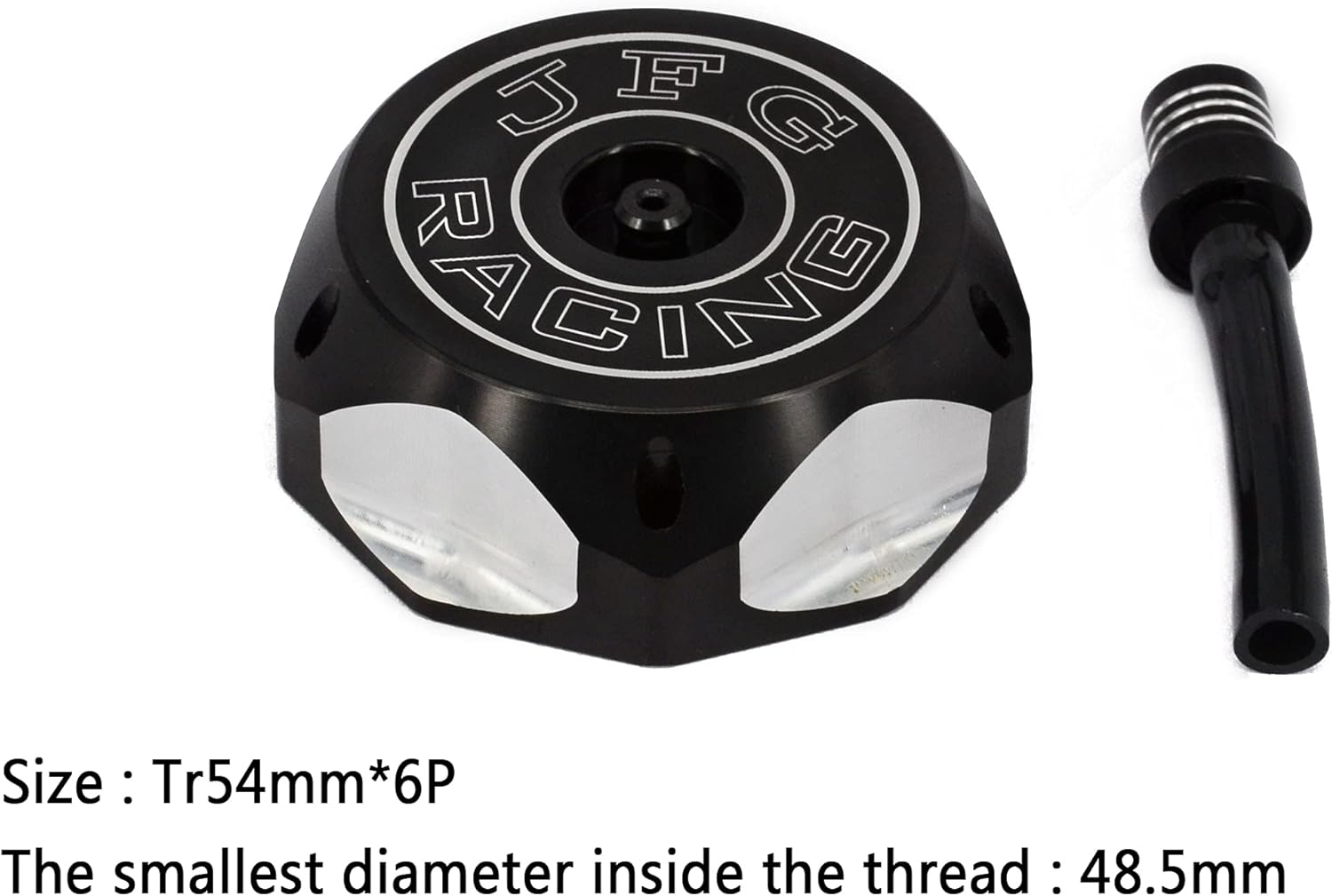 Cubierta de tapa de tanque de combustible de aluminio CNC con válvula de respiradero, tubo de manguera de ventilación de aire para XR CRF 50 XR50