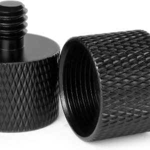 Frgyee Adaptador de tornillo de micrófono, adaptador de rosca hembra de 58 pulgadas a macho de 14 pulgadas para soporte de micrófono, monitor de Frgyee Adaptador de tornillo de micrófono, adaptador de rosca hembra de 58 pulgadas a macho de 14 pulgadas para soporte de micrófono, monitor de
