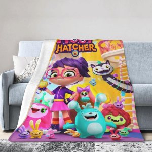 Ab-by Hat-Cher – Manta de forro polar con impresión 3D para el hogar, para sofá, cama, acogedora, ultrasuave, 40 x 30 pulgadas Ab-by Hat-Cher – Manta de forro polar con impresión 3D para el hogar, para sofá, cama, acogedora, ultrasuave, 40 x 30 pulgadas