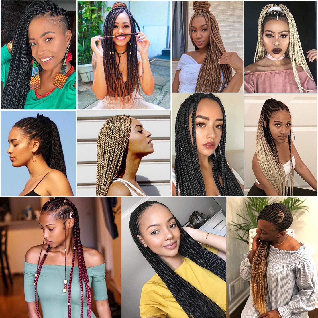 Cabello trenzado preestirado de 26 pulgadas, 8 paquetes de cabello profesional suave Yaki para trenzas, ajuste de agua caliente, extensiones de